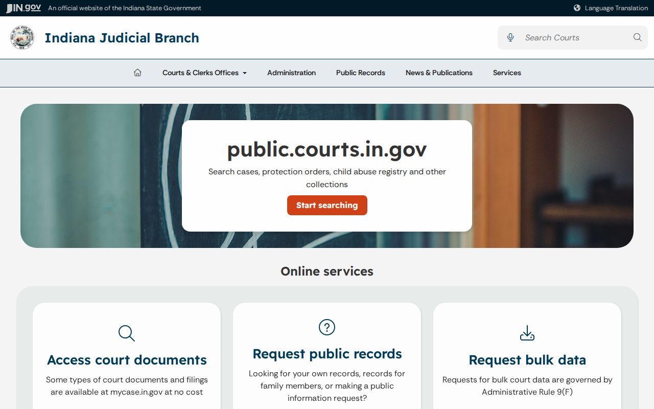 Clinton County court calendar public records